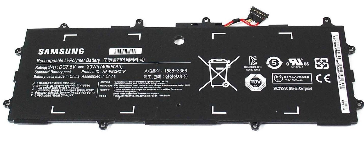 Аккумулятор для Samsung 905S3G XE500T1C (7.5V 4080mAh) AA-PBZN2TP BA43-00355A Original