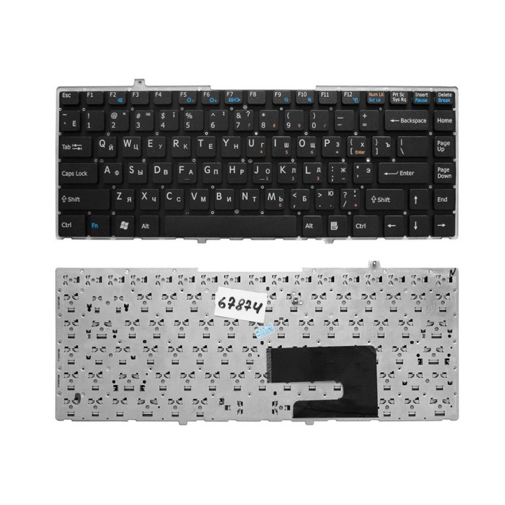 Клавиатура для ноутбука Sony VGN-FW Черная