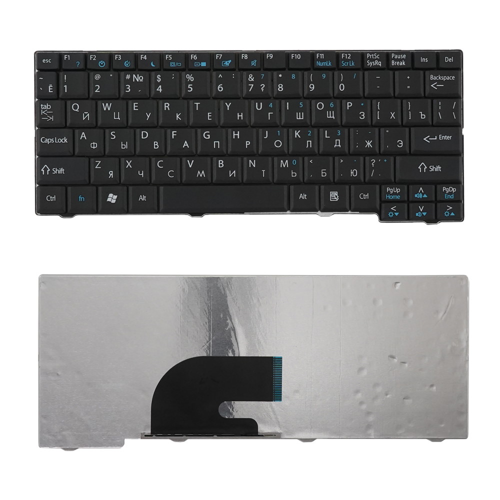 Клавиатура для ноутбука Acer Aspire One 531 D150 D250 eMachines eM250 Черная