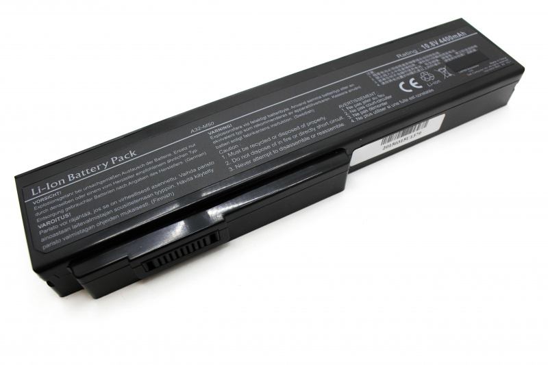 Аккумулятор для Asus M50 M70 N61 (11.1V 5200mAh) A32-M50 A32-N61 A33-M50 OEM
