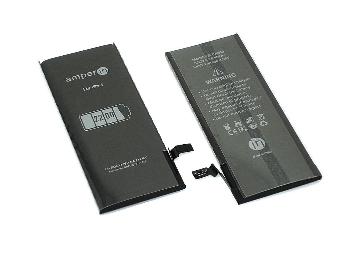 Аккумулятор для Apple iPhone 6 (2200mAh) Amperin