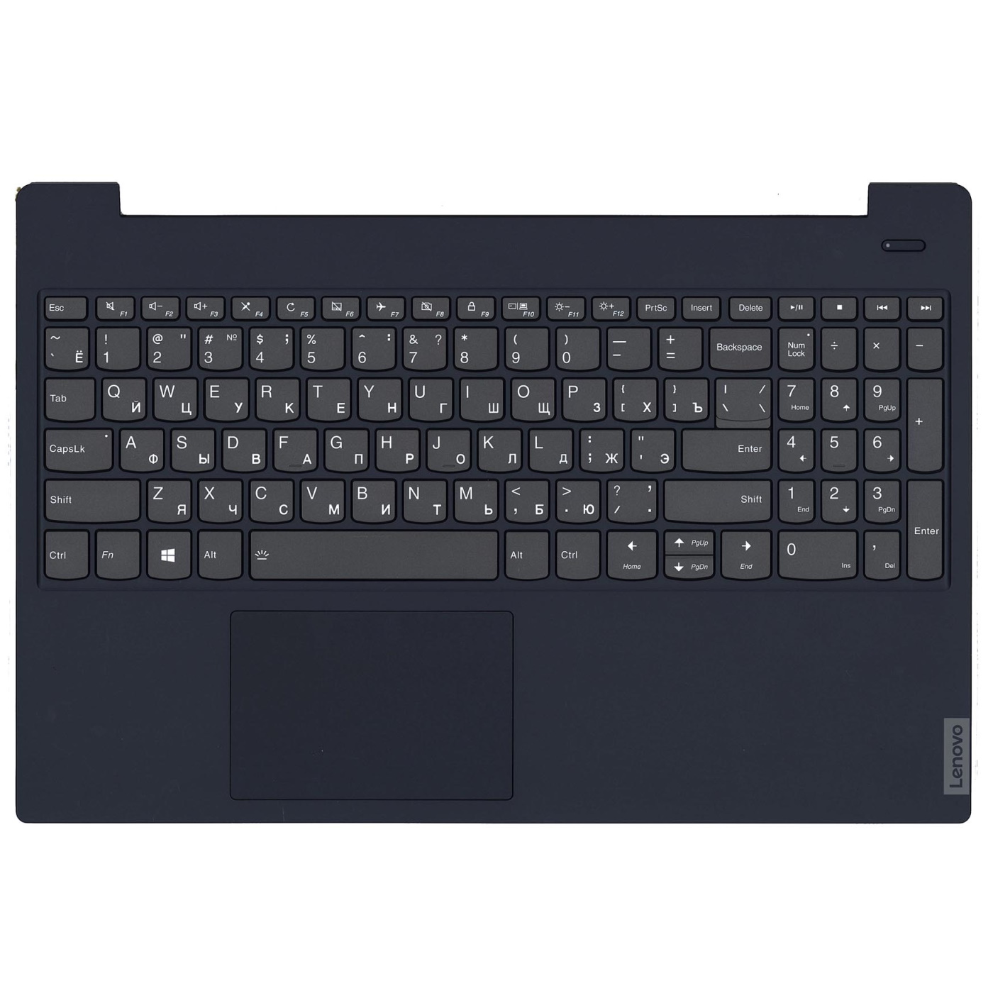 Клавиатура для ноутбука Lenovo S340-15IWL S340-15IML S340-15API S340-15IIL Серая + топкейс Original