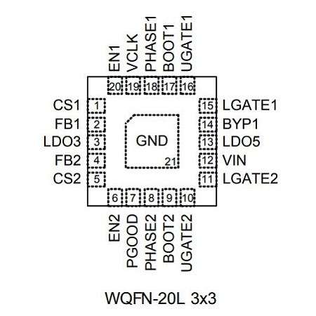Микросхема RT6575B