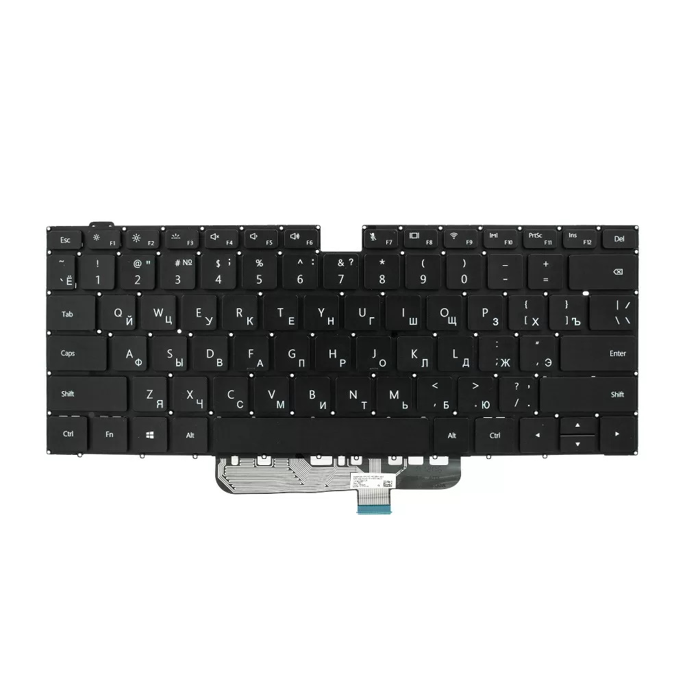 Клавиатура для ноутбука Huawei MateBook D14 D15 (NbM-WDQ9, NBLK-WAX9X, NbB-WAH9) Черная