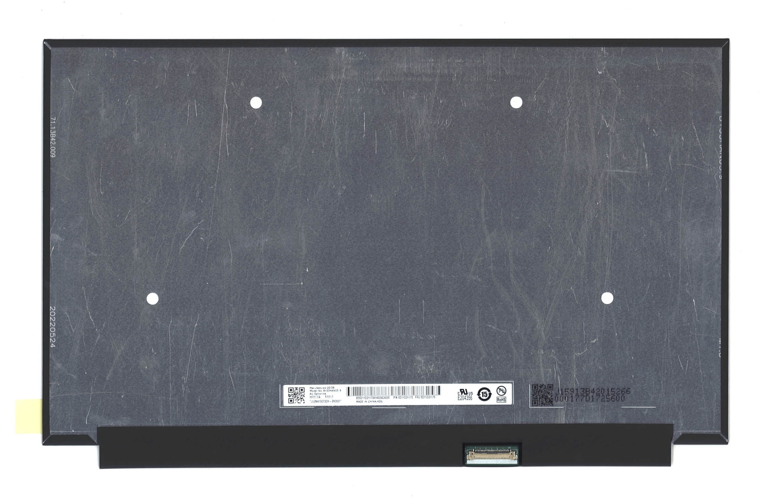Матрица для ноутбука 13.3" LED SLIM 30 pin eDP (1920*1080) (IPS) B133HAN05.9