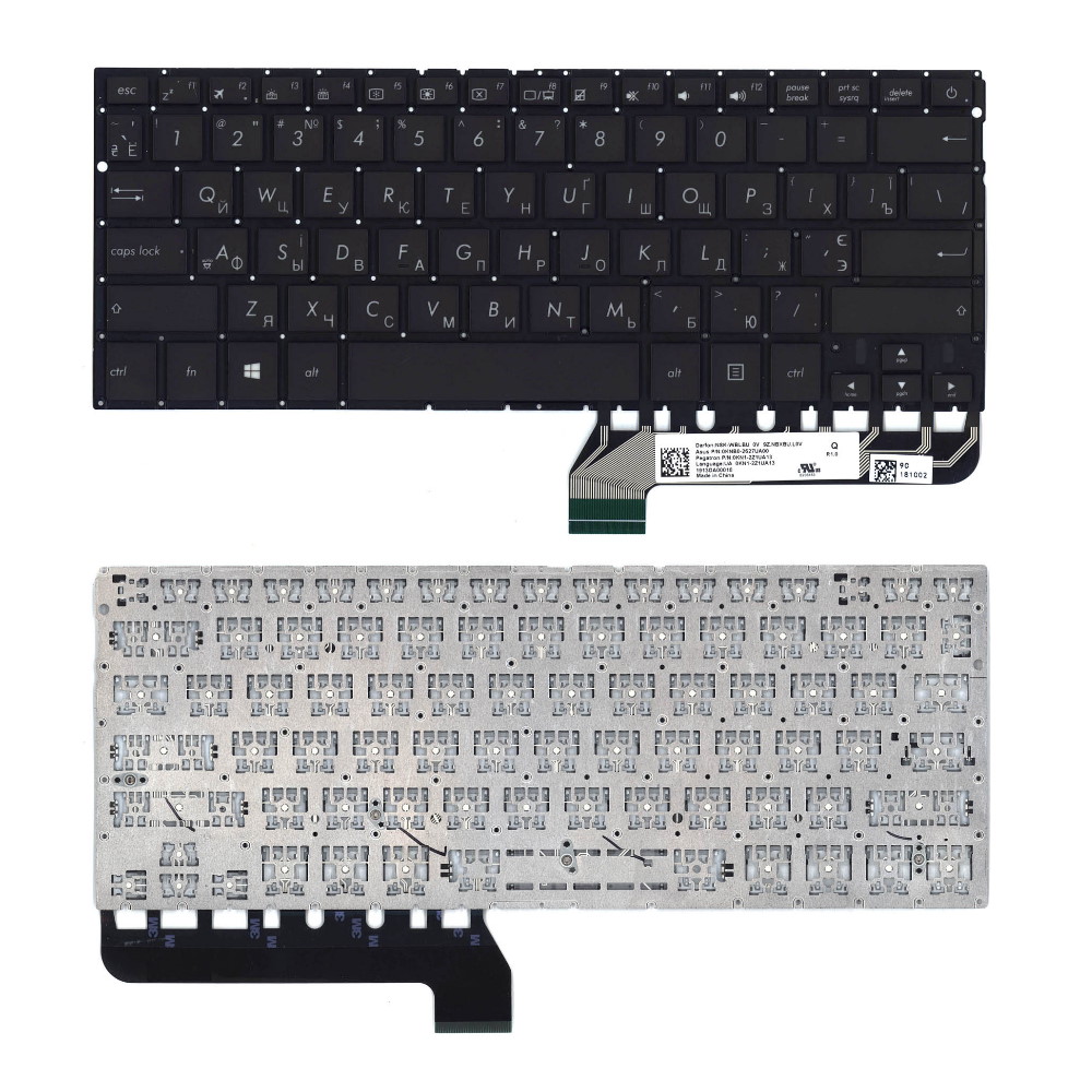 Клавиатура для ноутбука Asus ZenBook UX430U UX430UA UX430UNR Черная
