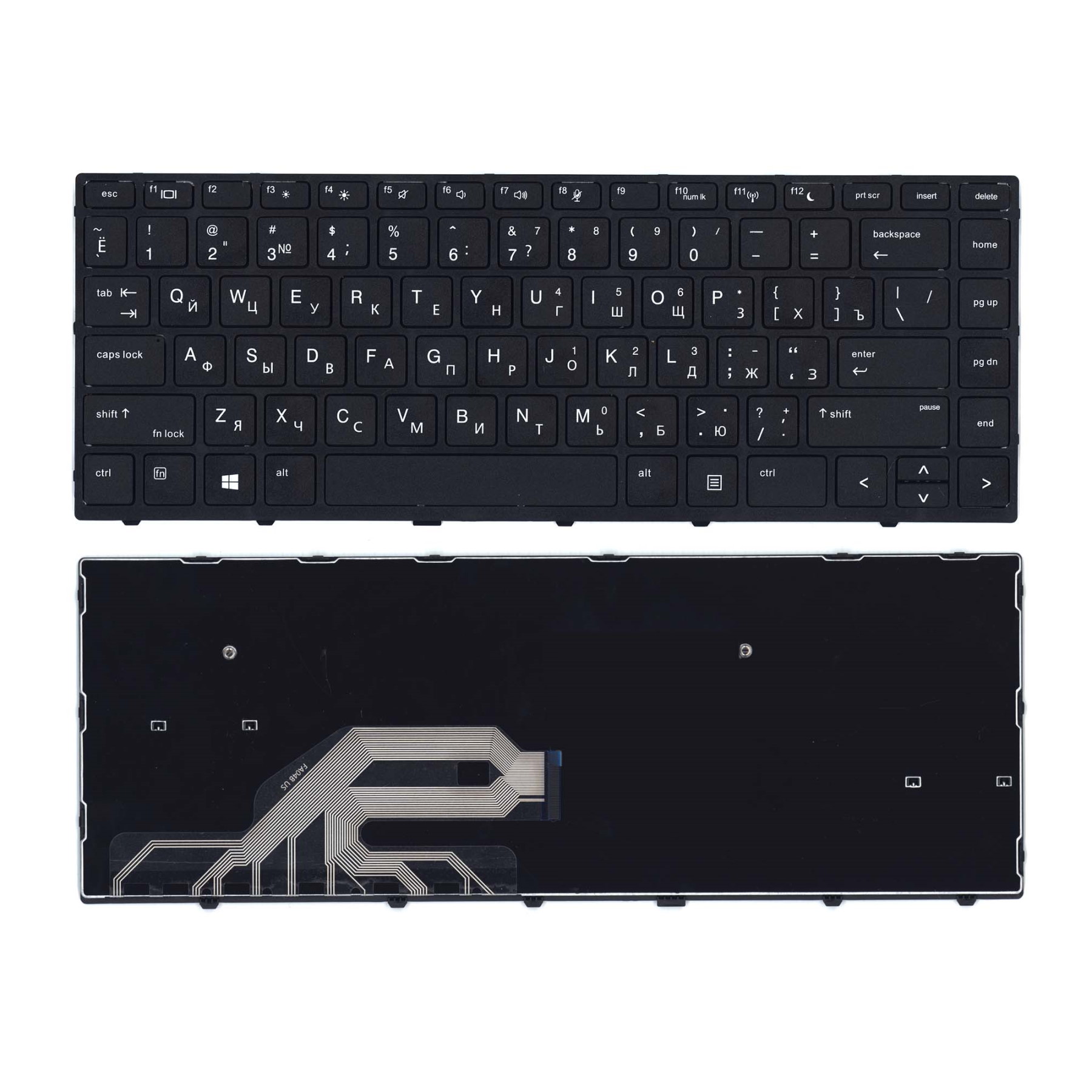 Клавиатура для ноутбука HP Probook 430 G5 440 G5 445 G5 Черная