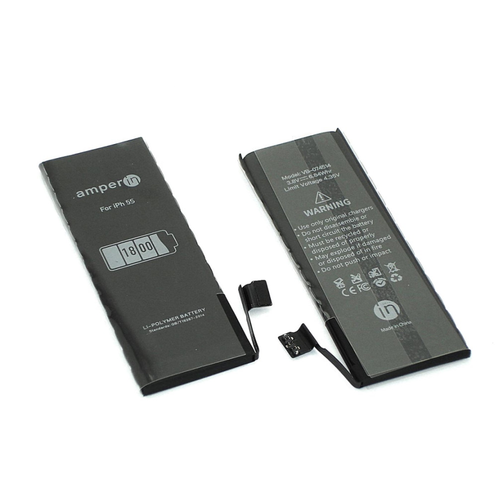 Аккумулятор для Apple iPhone 5S (1800mAh) Amperin