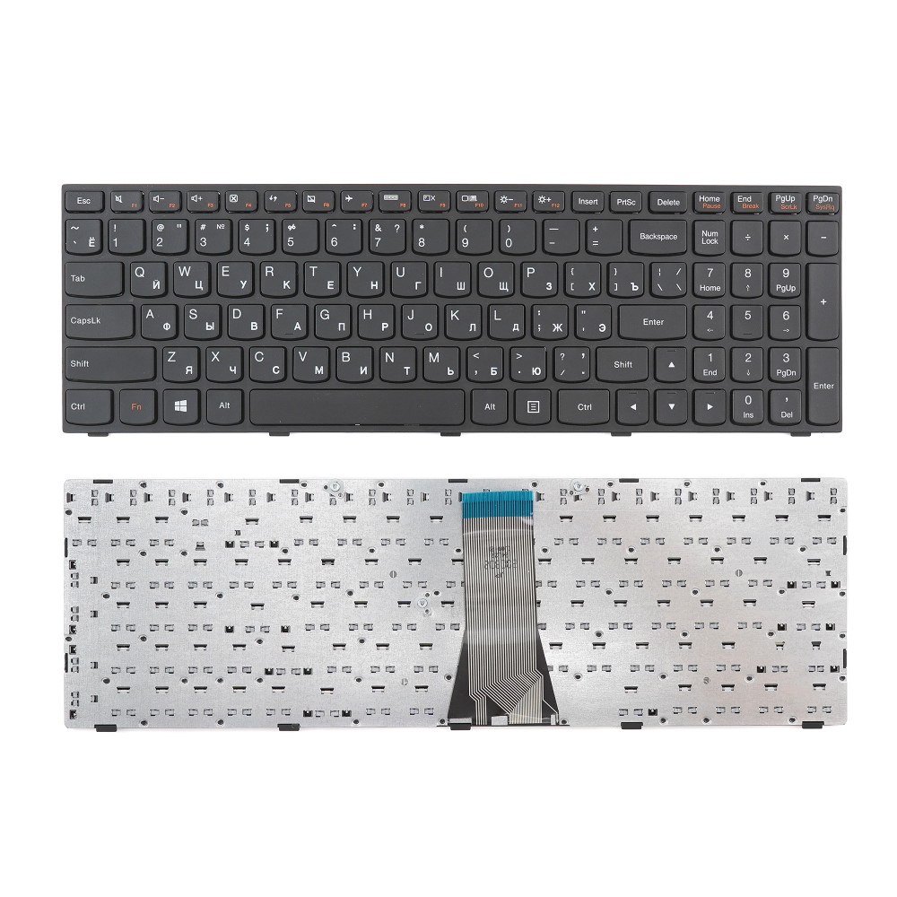 Клавиатура для ноутбука Lenovo G50-30 G50-45 G50-70 Z50-70 B50-30 B50-70 300-15IBR 300-17ISK Черная