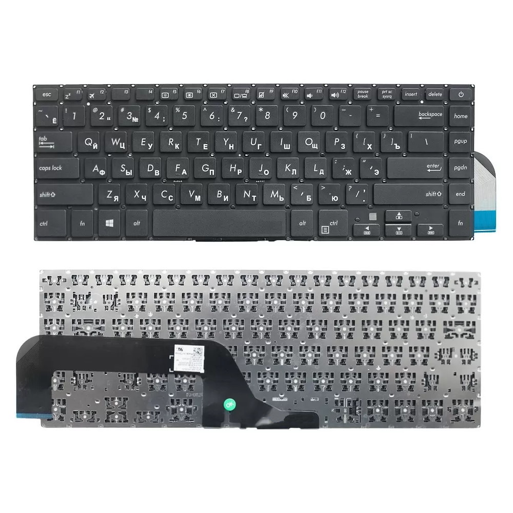 Клавиатура для ноутбука Asus VivoBook 15 X505BA X505BP X505ZA Черная