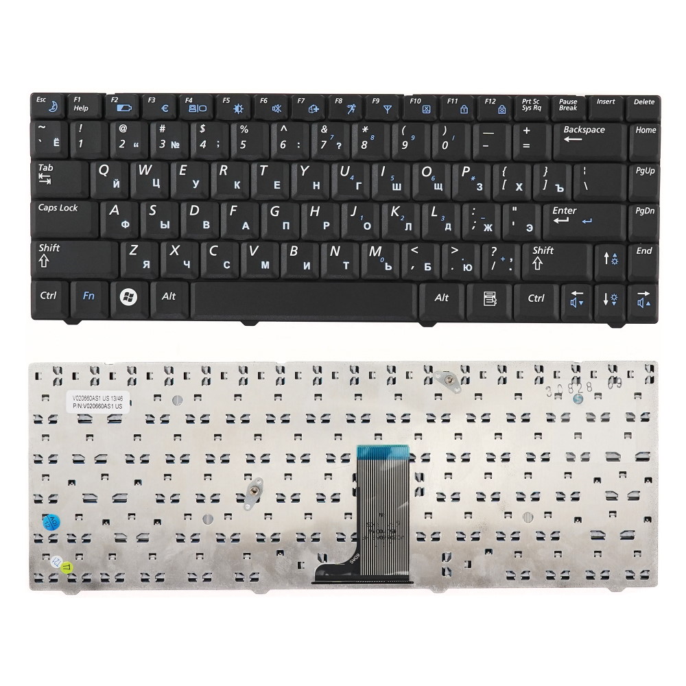 Клавиатура для ноутбука Samsung R519 R518 R517 Черная