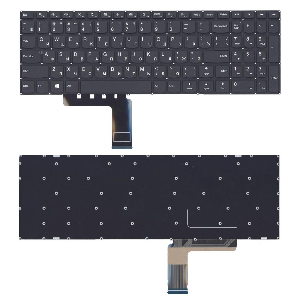 Клавиатура для ноутбука Lenovo 310-15ISK V110-15ISK V110-15AST V110-15IAP V110-15IKB Черная