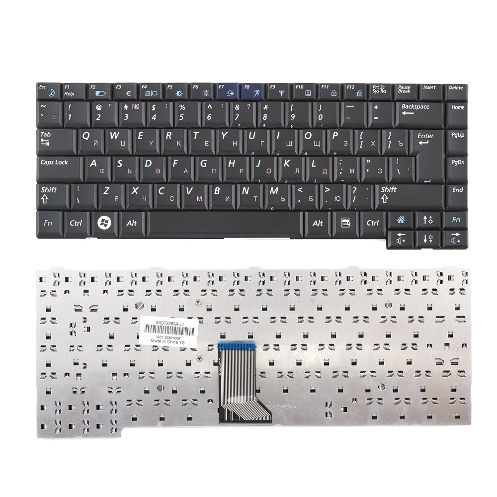 Клавиатура для ноутбука Samsung R60 R70 R508 R509 R510 R560 R40 Черная