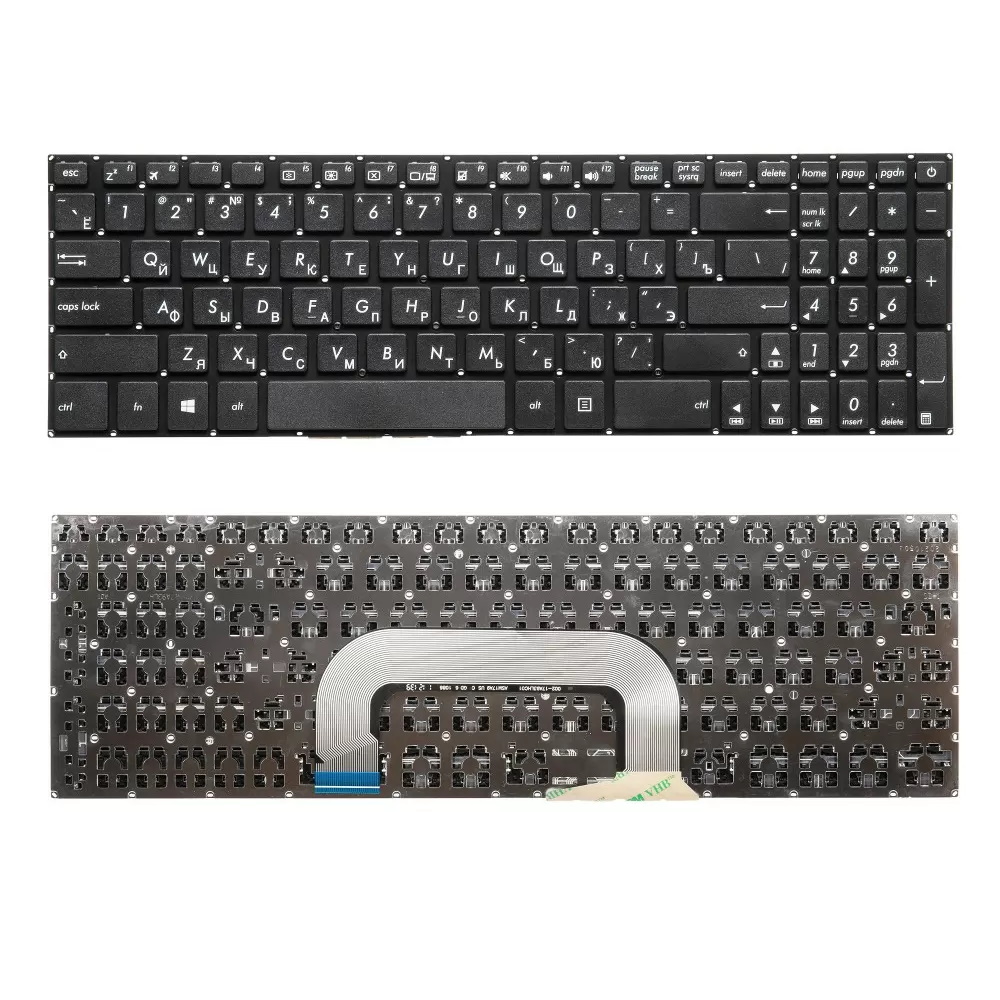 Клавиатура для ноутбука Asus VivoBook 17 X705U F705U Черная