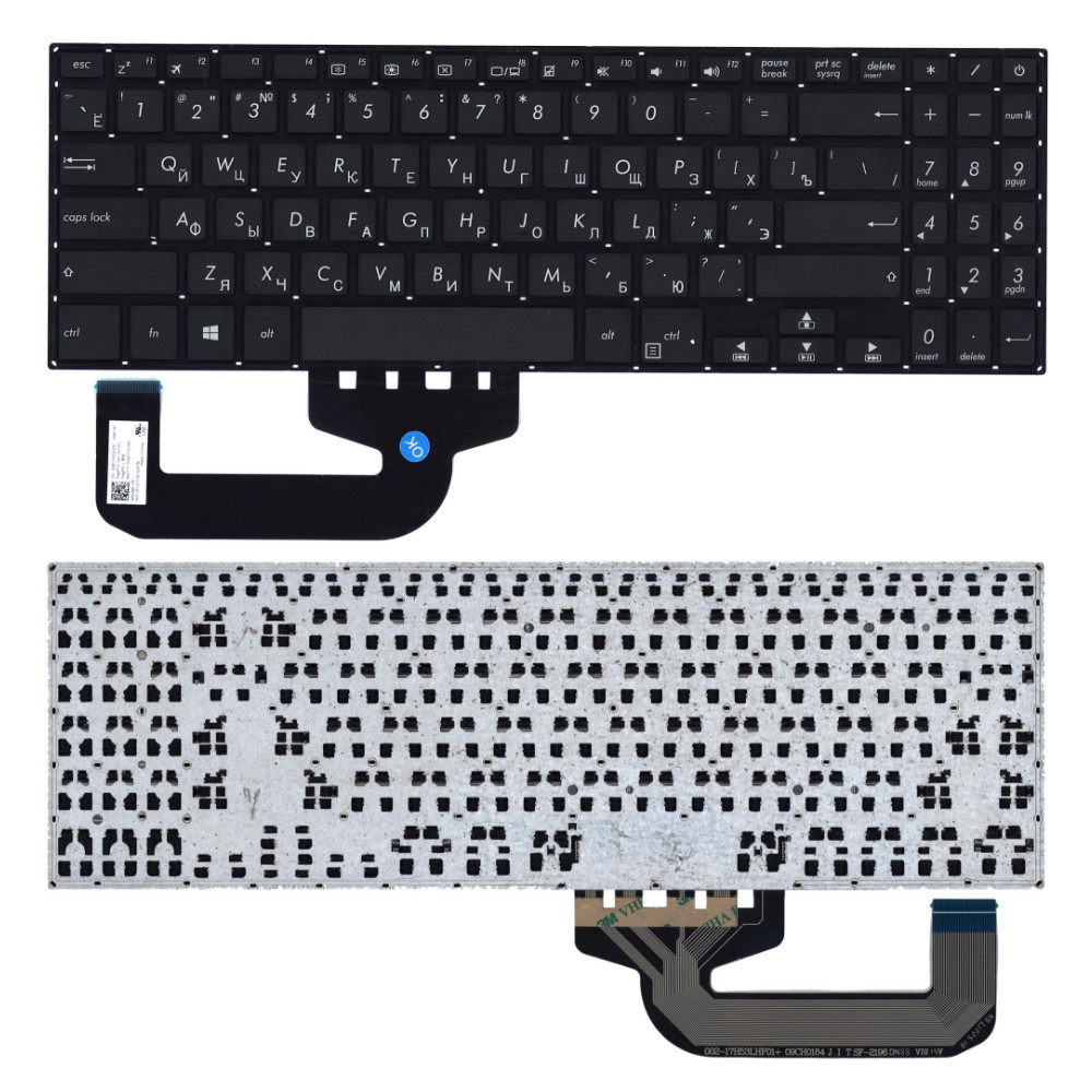 Клавиатура для ноутбука Asus X507MA X507UA X507UB Asus F507UA Черная