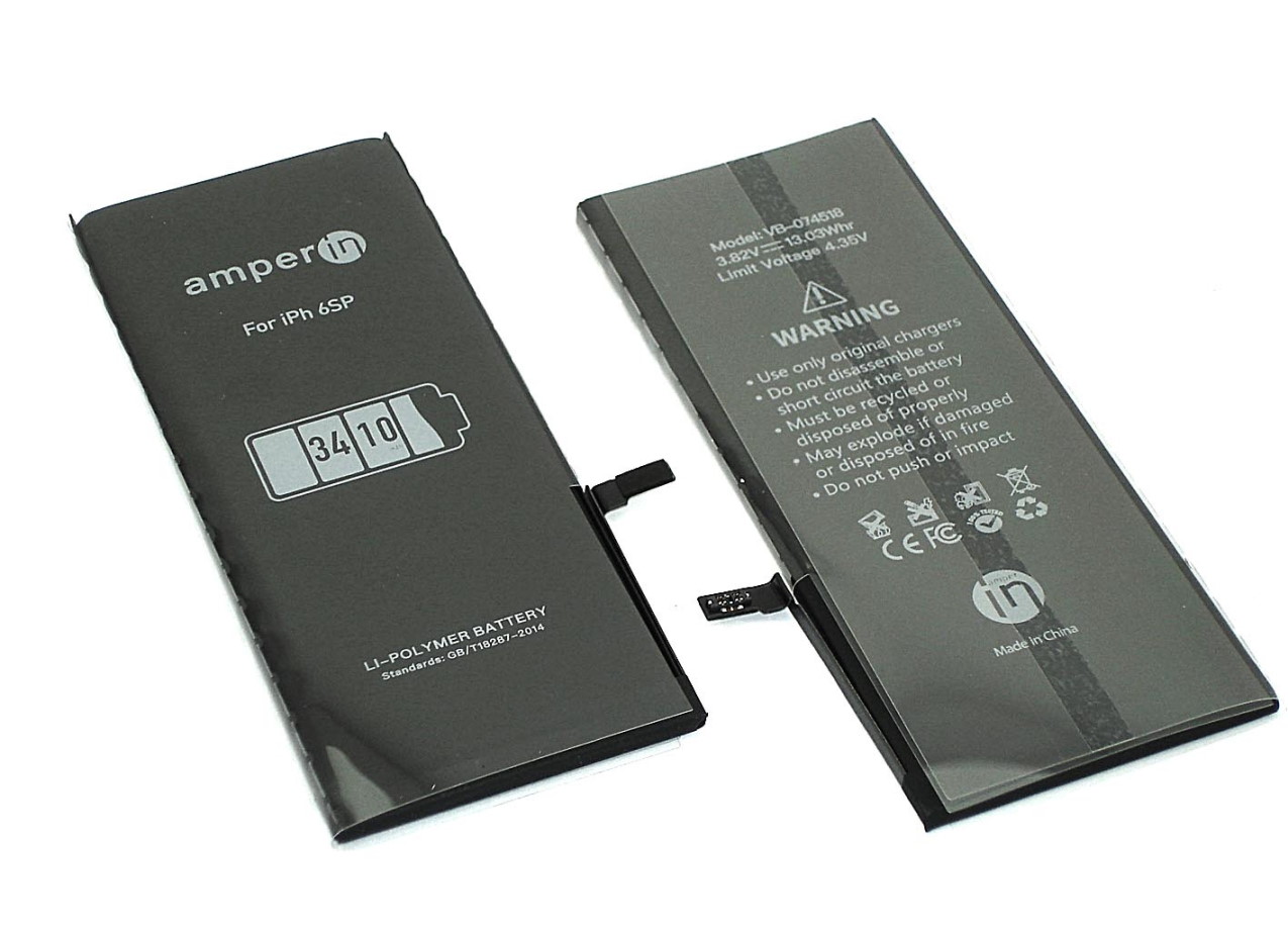 Аккумулятор для Apple iPhone 6s Plus (3410mAh) Amperin