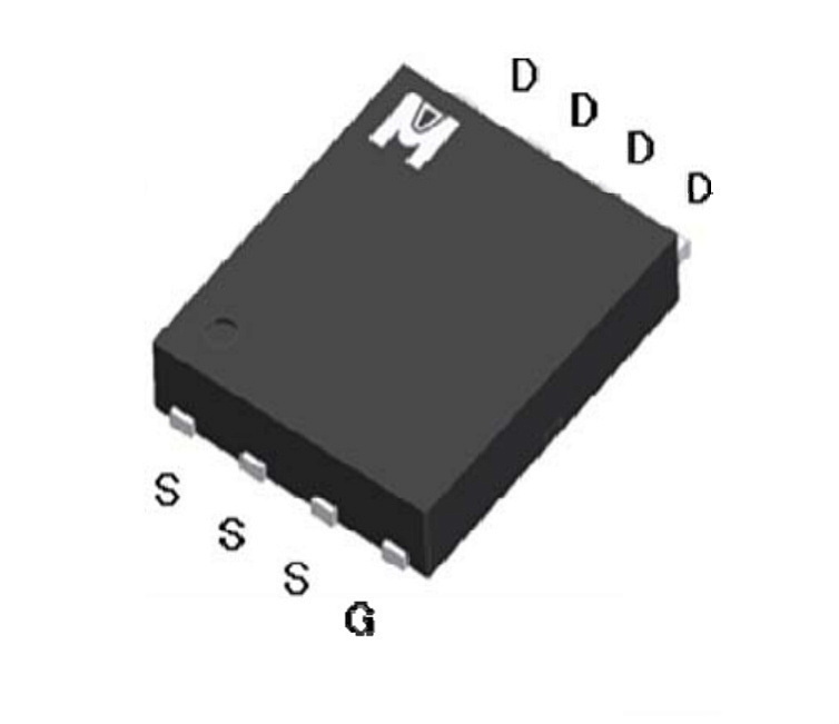Микросхема EMB02N03HR N-Channel MOSFET 30V 100A