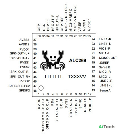 Микросхема ALC269 7*7