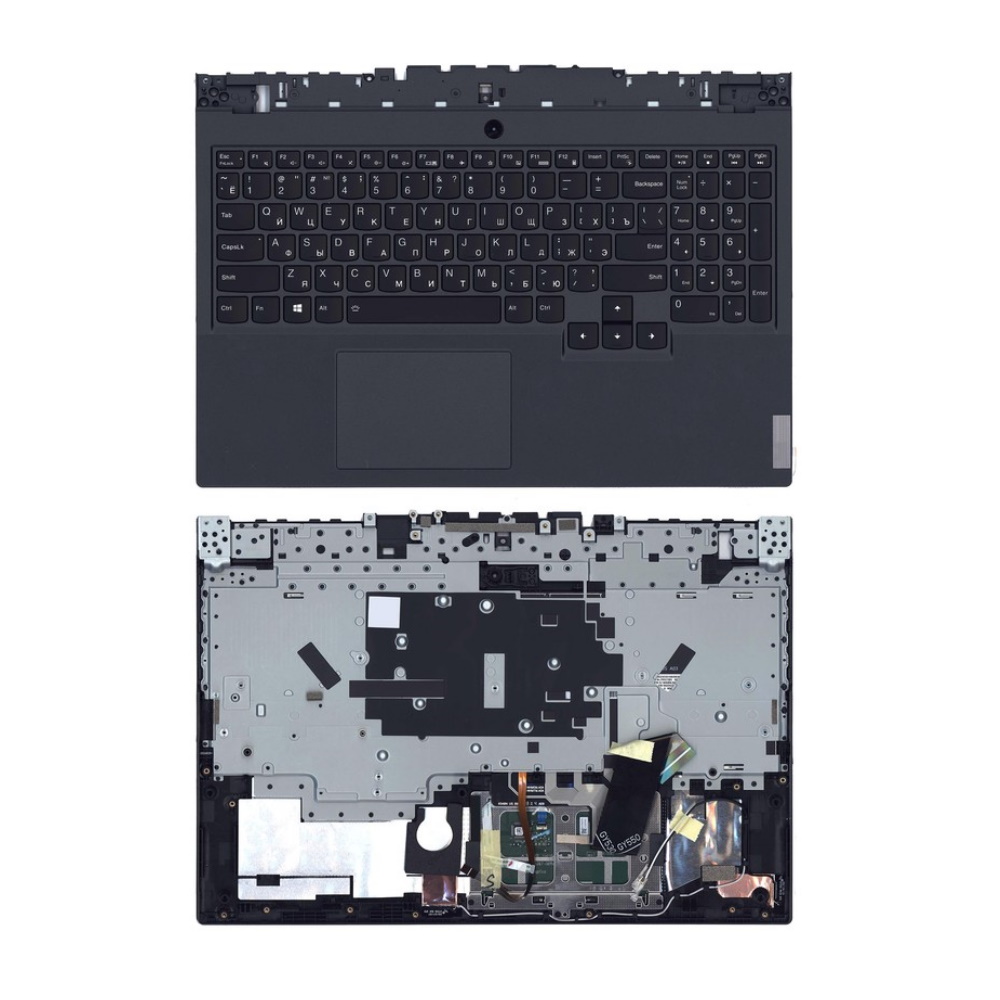 Клавиатура для ноутбука Lenovo Legion 5-15IMH05H 5-15ARH05H Черная с топкейсом Original
