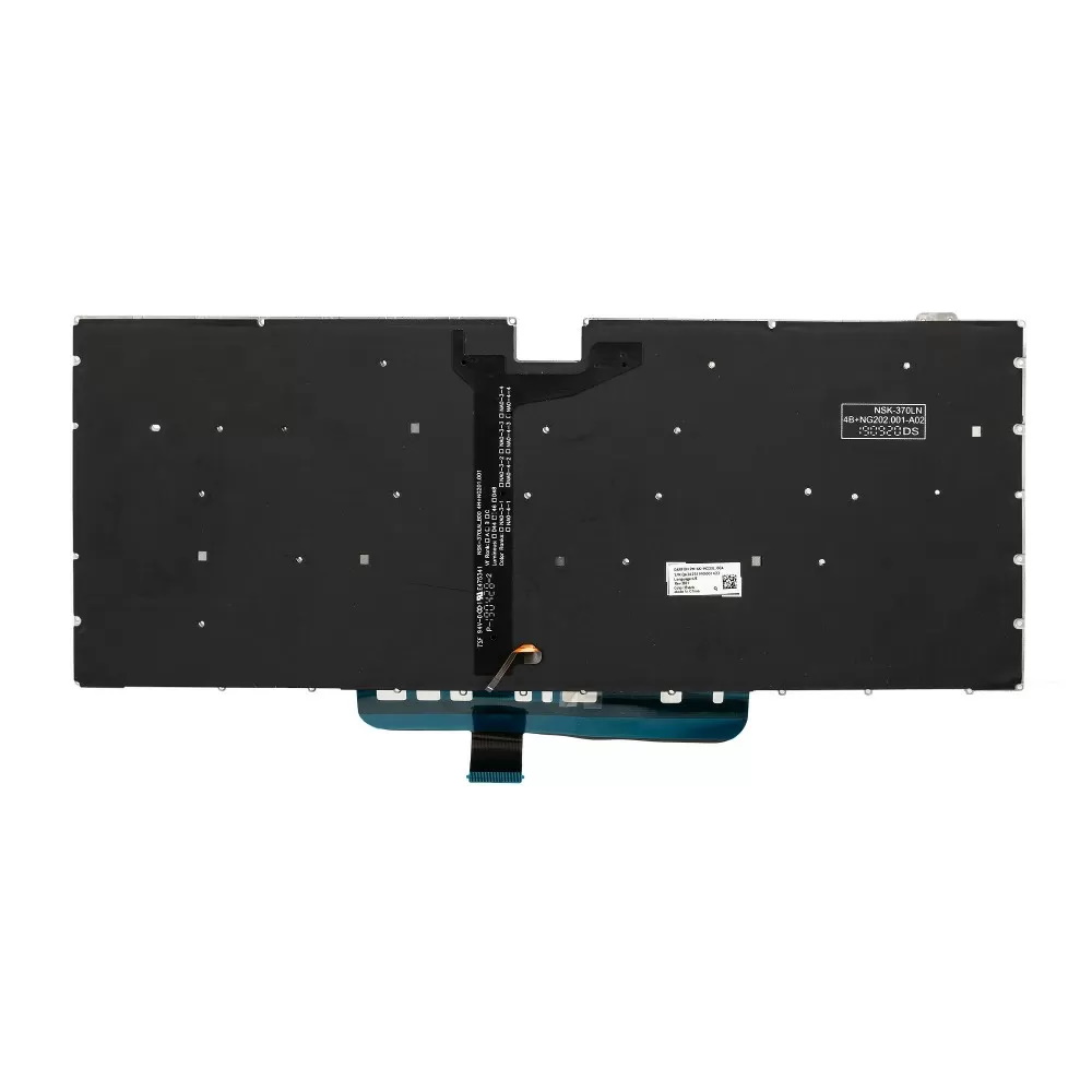 Клавиатура для ноутбука Huawei MateBook D14 D15 (NbM-WDQ9, NBLK-WAX9X, NbB-WAH9) Черная с подсветкой