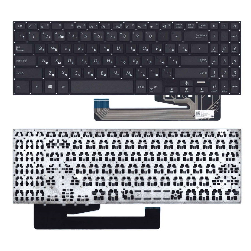 Клавиатура для ноутбука Asus X560UD YX560 YX560UD X560UD Y5000UB Черная