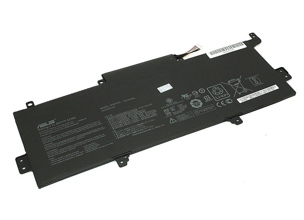 Аккумулятор для Asus Zenbook UX330UA (11.55V 4940mAh) C31N1602 Original