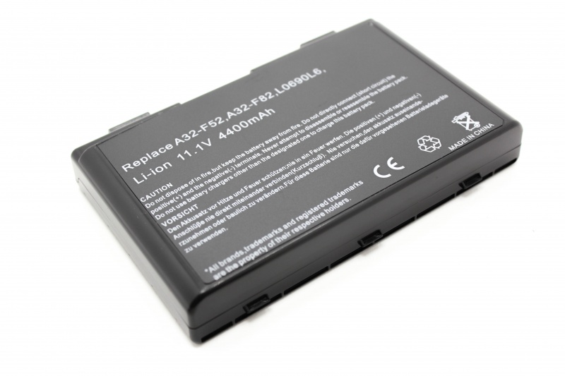 Аккумулятор для Asus K40 K50 K60 K70 (11.1V 5200mAh) A31-F82 A32-F82 OEM