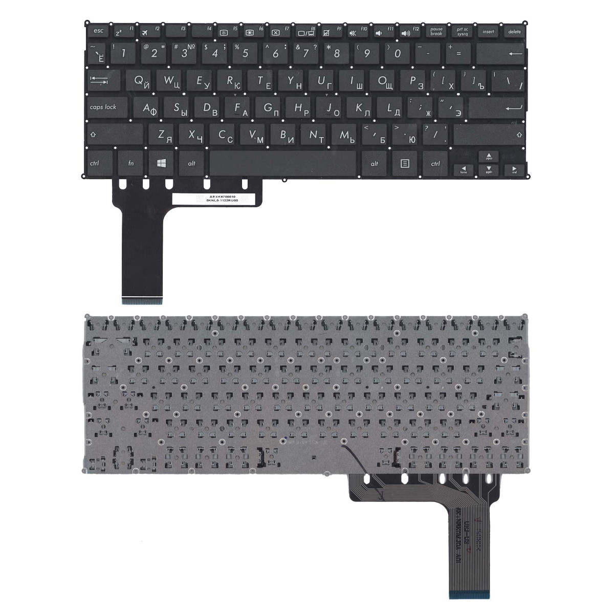 Клавиатура для ноутбука Asus TP201SA E202MA E202SA TP201SA X205T Черная