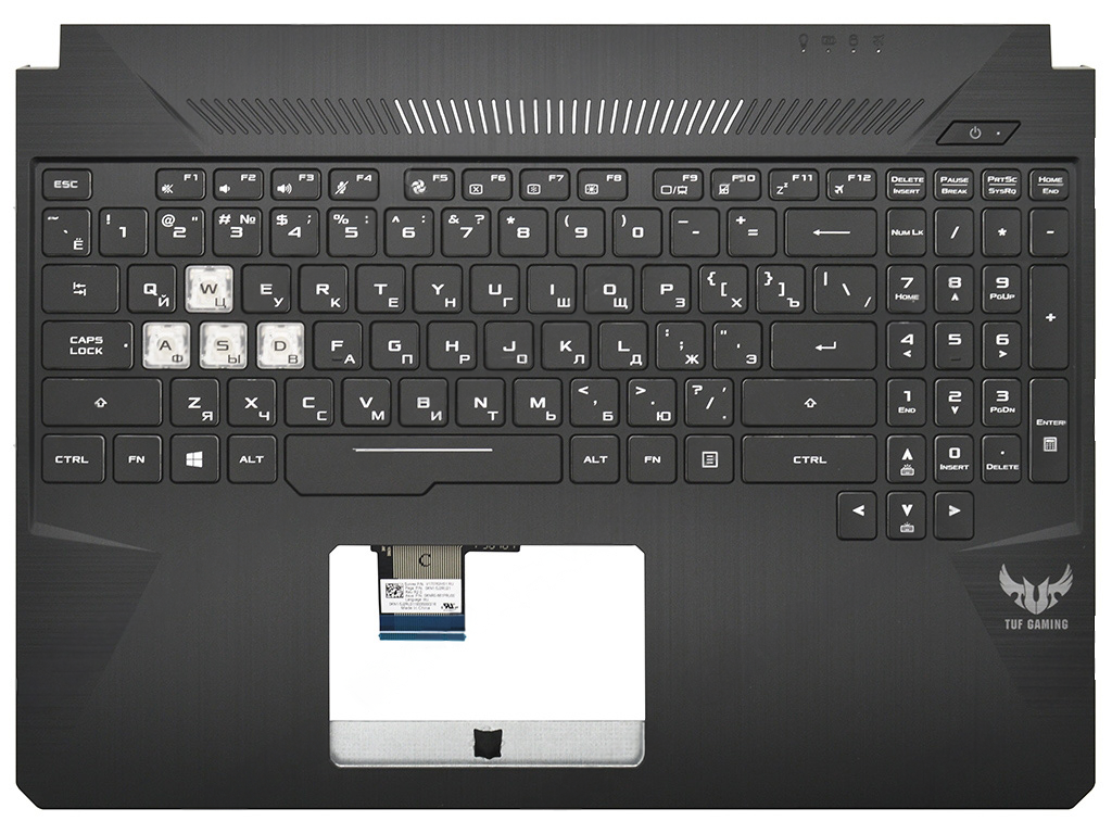 Клавиатура для ноутбука Asus TUF Gaming FX505DD FX505DT FX505DU + топкейс Original