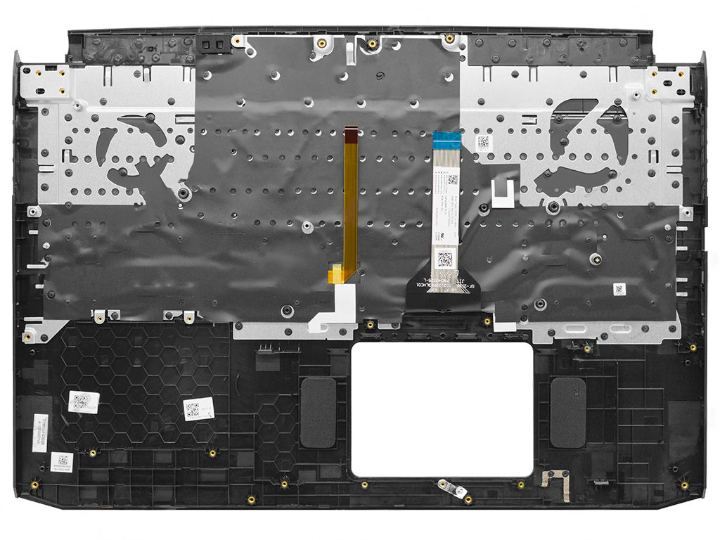 Клавиатура для ноутбука Acer Nitro 5 AN517-41 Черная с RGB-подсветкой + топкейс