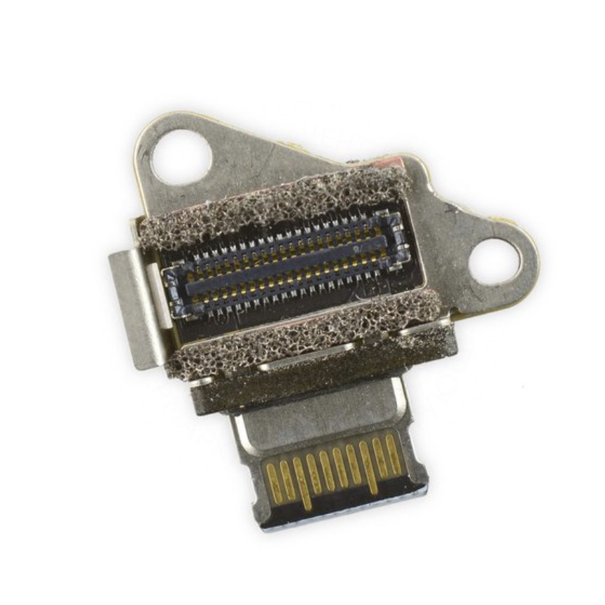 Разъем питания USB-C без шлейфа для Macbook Retina 12" A1534 (Early 2015) 923-00412 605-00540