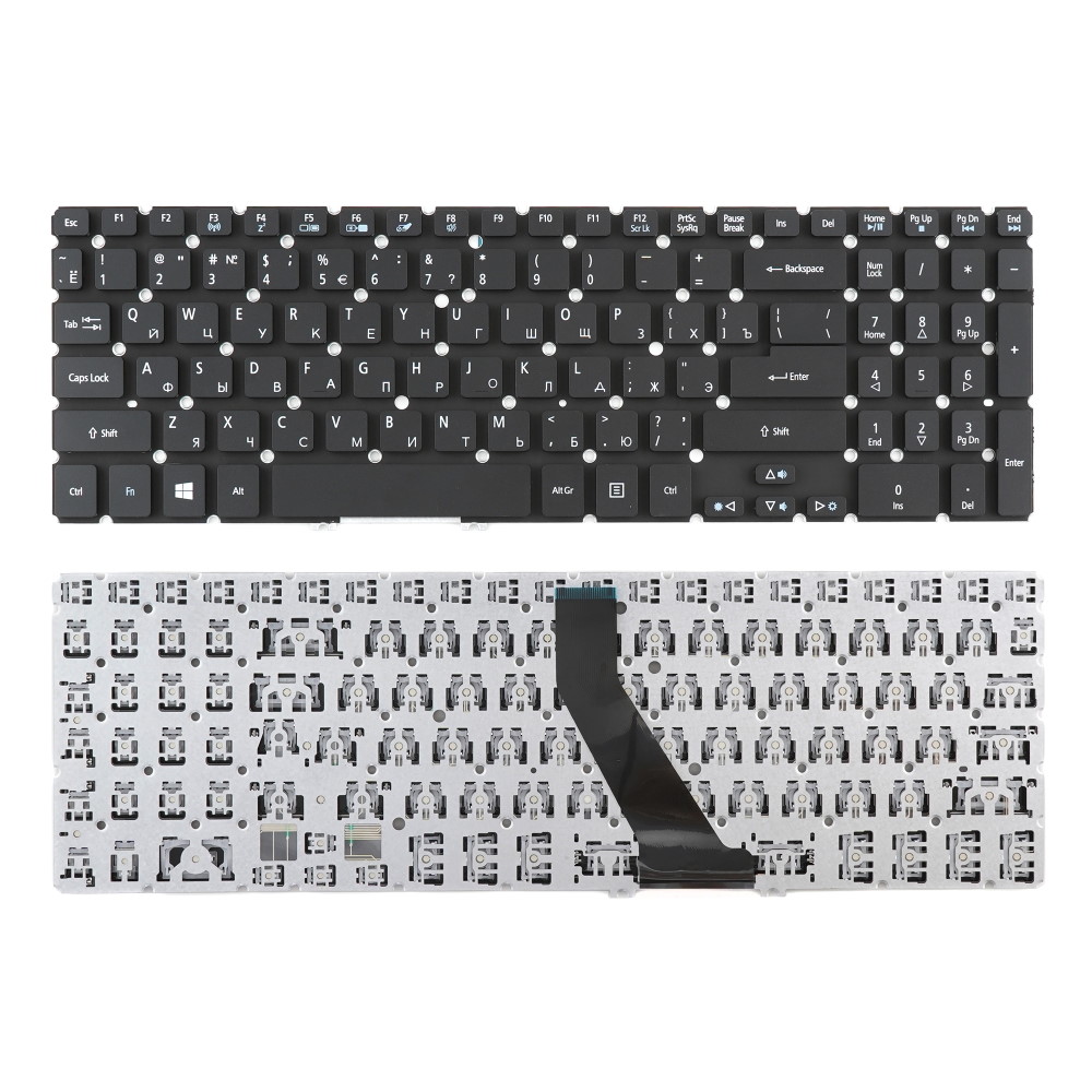 Клавиатура для ноутбука Acer Aspire V5-531 V5-551 V5-571 V5-572 V5-573 M5-581 Черная