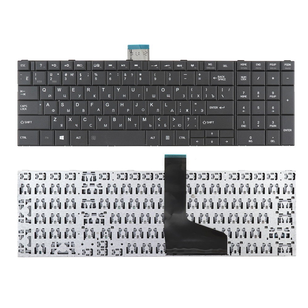 Клавиатура для ноутбука Toshiba C850 C855 L850 L870 Черная