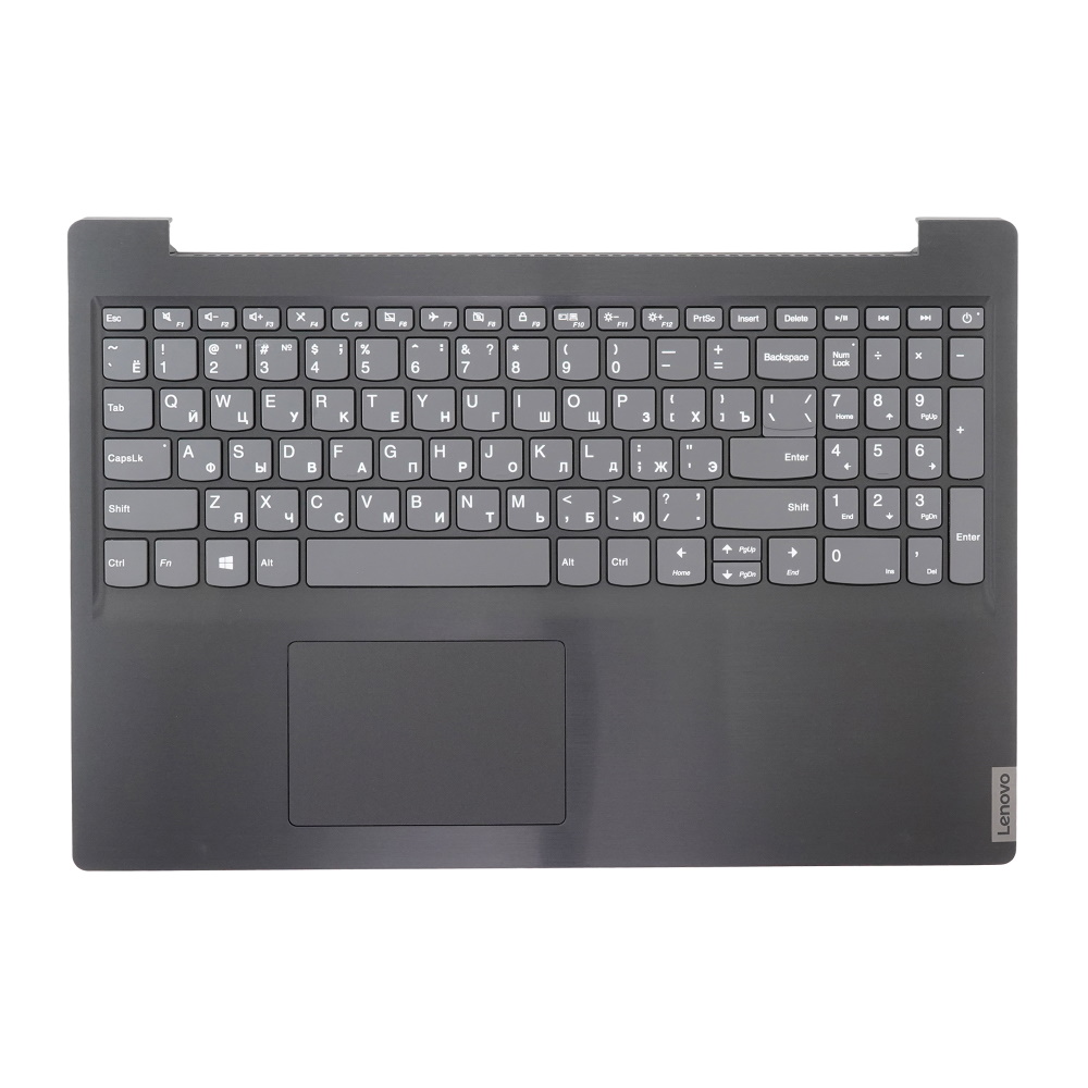 Клавиатура для ноутбука Lenovo S145-15IWL S145-15AST S145-15API Серая с топкейсом Original