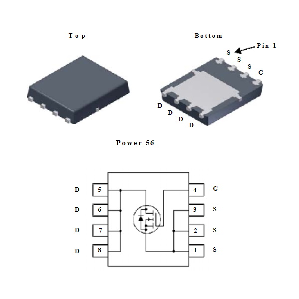Микросхема FDMS7698 N-Channel MOSFET 30V 22A
