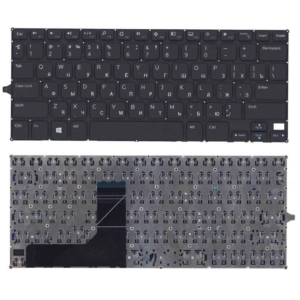 Клавиатура для ноутбука Dell Inspiron 11-3000 11-3147 3148 Черная