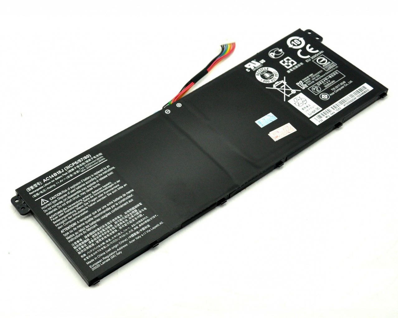 Аккумулятор для Acer Aspire A315-55G A515-51G E5-731G ES1-523 ES1-571 (11.4V 3090mAh) AC14B8K Origin