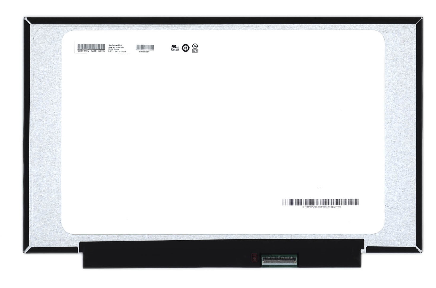 Матрица для ноутбука 14.0" LED SLIM 40 pin eDP (1366*768) B140XTK02.1
