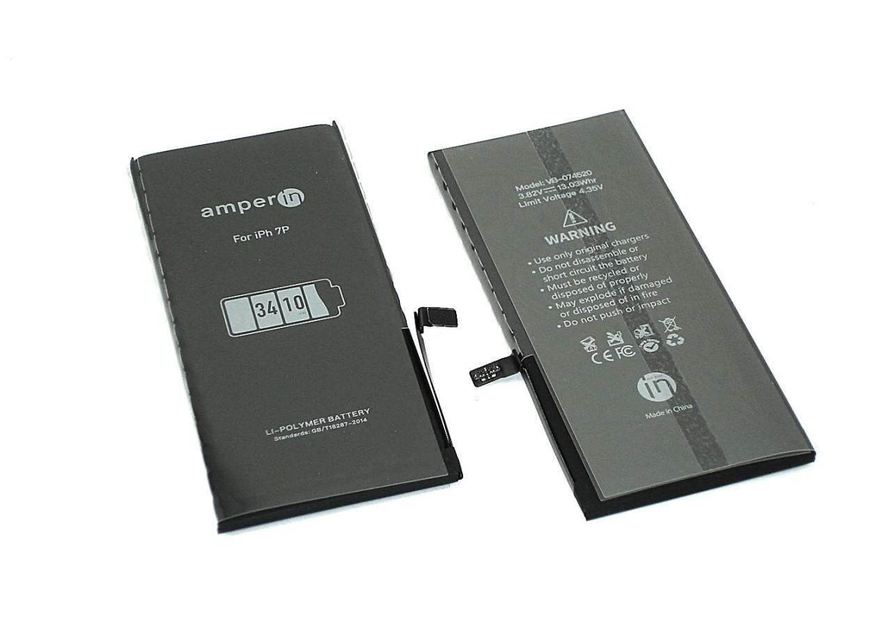 Аккумулятор для Apple iPhone 7 Plus (3410mAh) Amperin