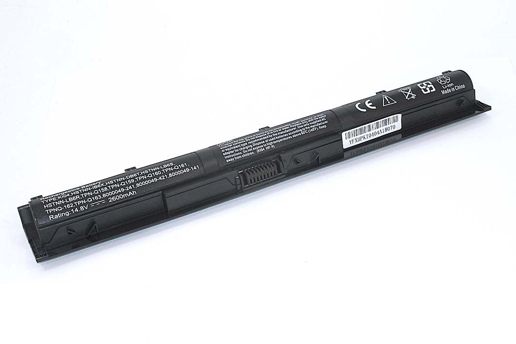 Аккумулятор для HP 14-ab 15-ak 17-g (14.8V 2600mAh) HSTNN-LB6S HSTNN-LB6T KI04 OEM