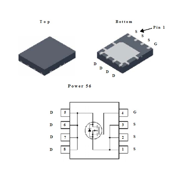 Микросхема FDMS7692 N-Channel MOSFET 30V 28A