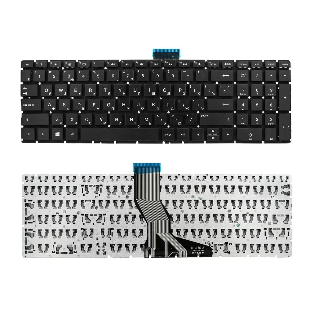 Клавиатура для ноутбука HP 15-ab 15-ak 15-au 15-ae 15-bc 17-g 17-ab Черная