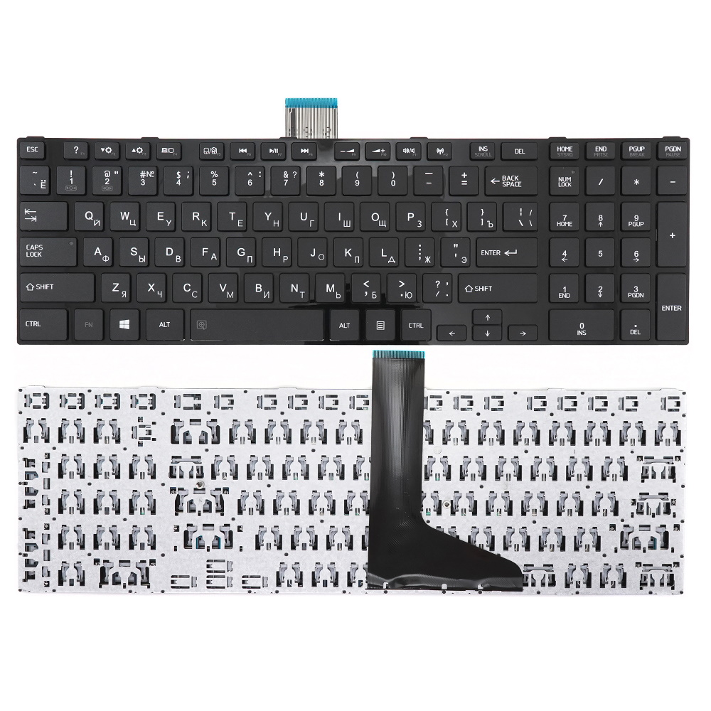 Клавиатура для ноутбука Toshiba S50-A L50-A Черная