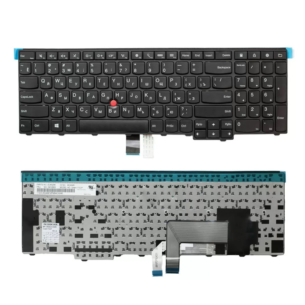 Клавиатура для ноутбука Lenovo E531 E540 T540 L540 T550 T560 Черная