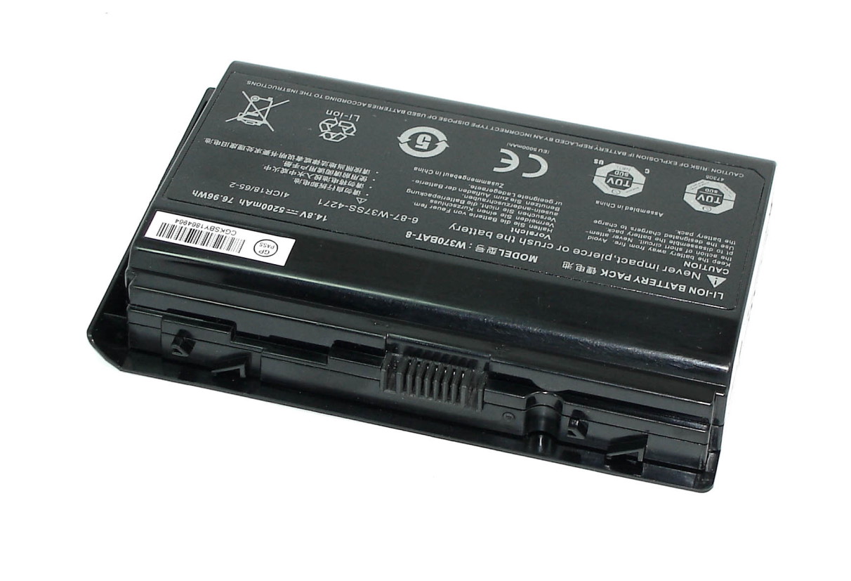 Аккумулятор для ноутбука DNS Clevo W370 W350ST (14.8V 5200mAh) W370BAT-8 Original