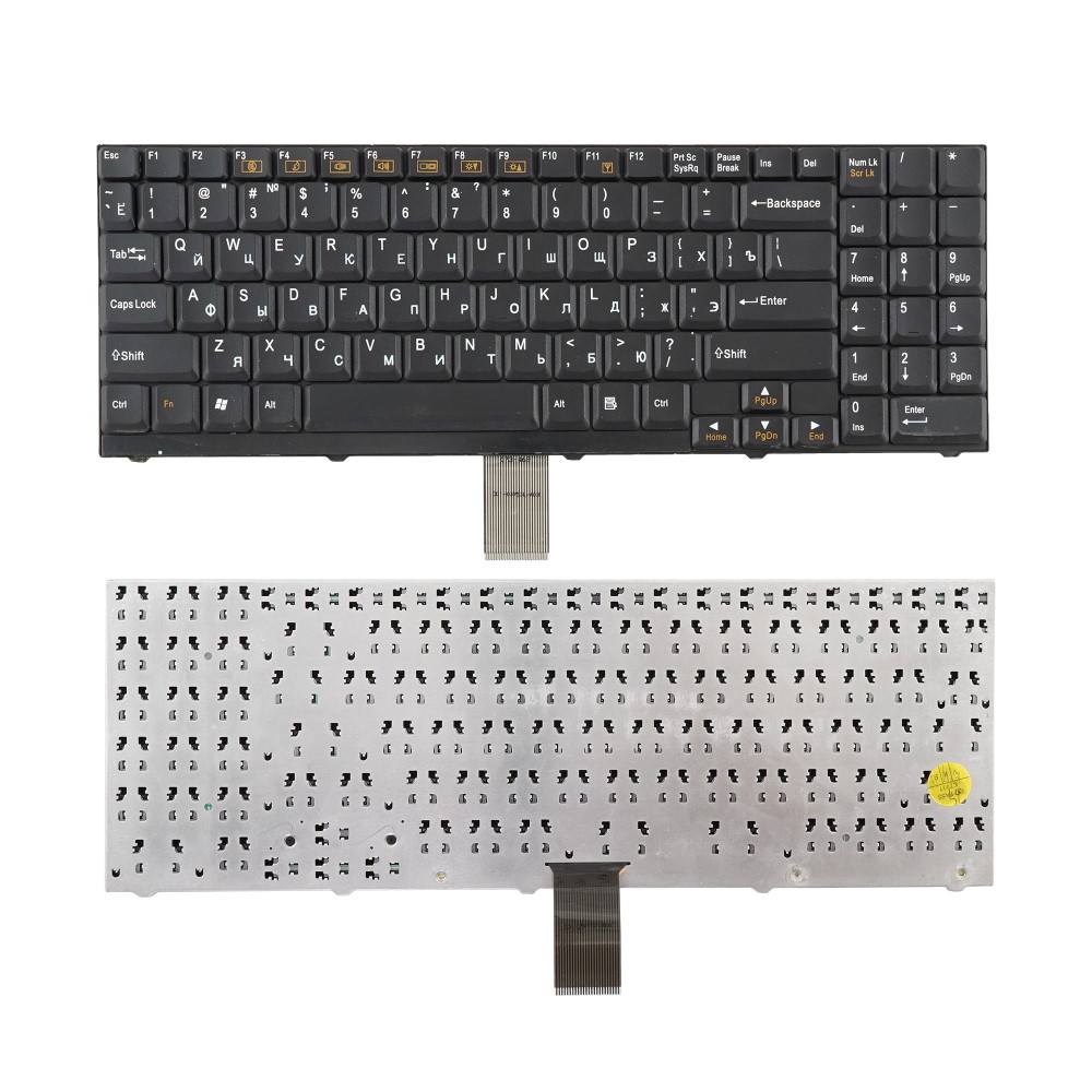Клавиатура для ноутбука DNS Clevo D900 Черная