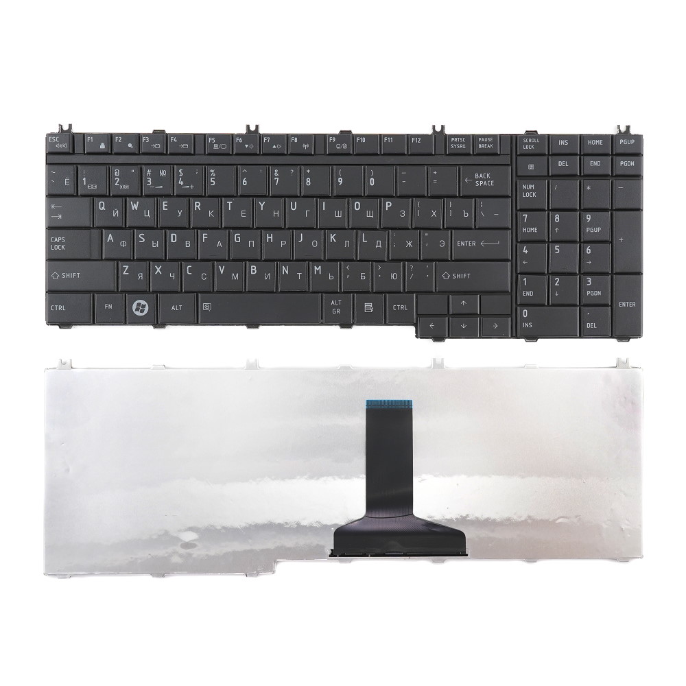 Клавиатура для ноутбука Toshiba A500 L500 P300 Черная